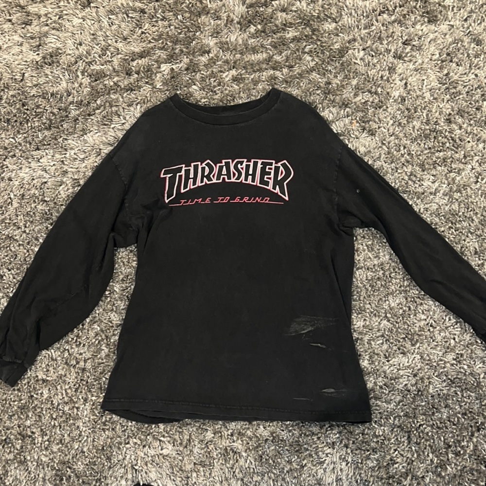 Thrasher “Built to grind” long sleeve shirt